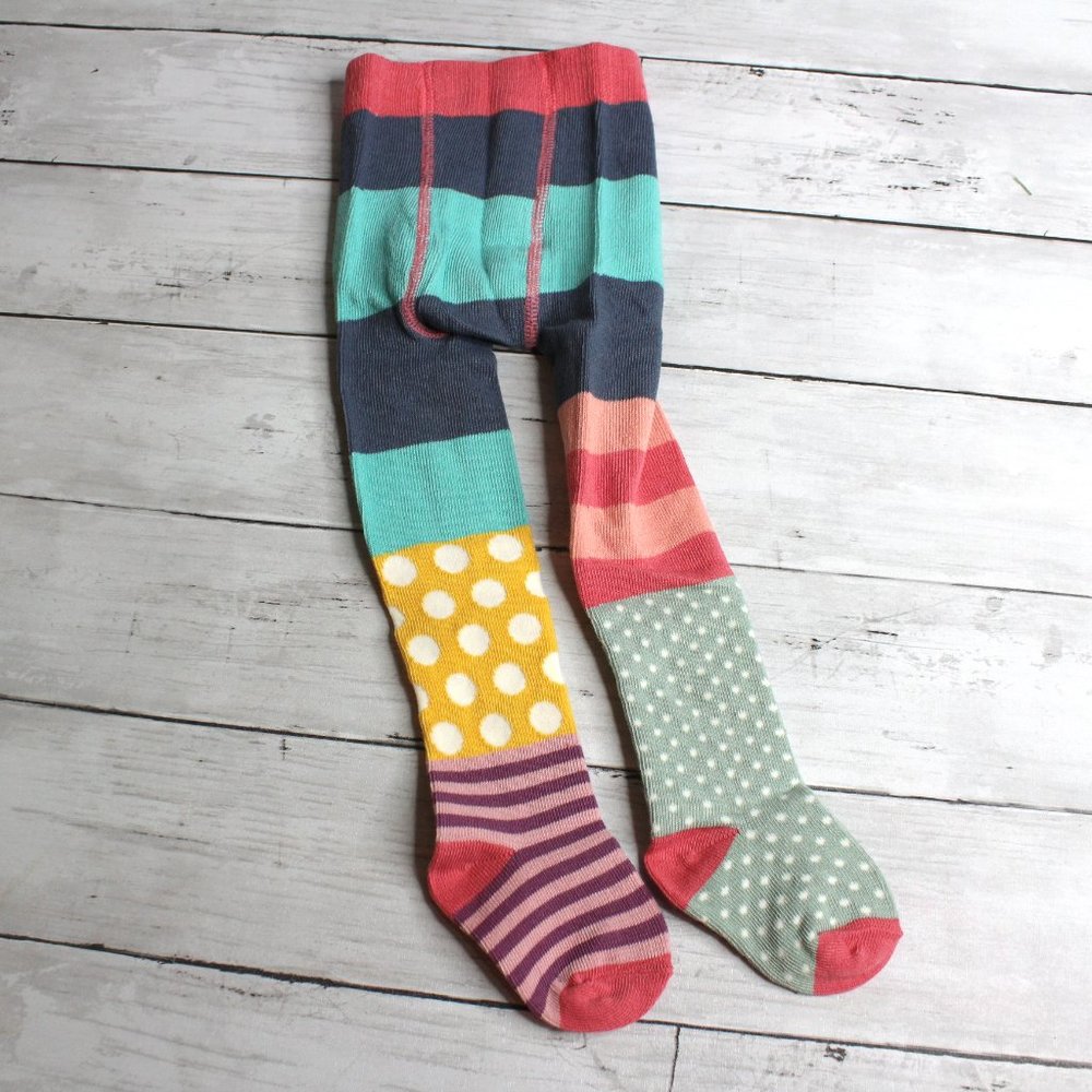 Matilda Jane Baby Girl's Sweater Tights Size 6-12 Months Be True Patchwork - Picture 6 of 6